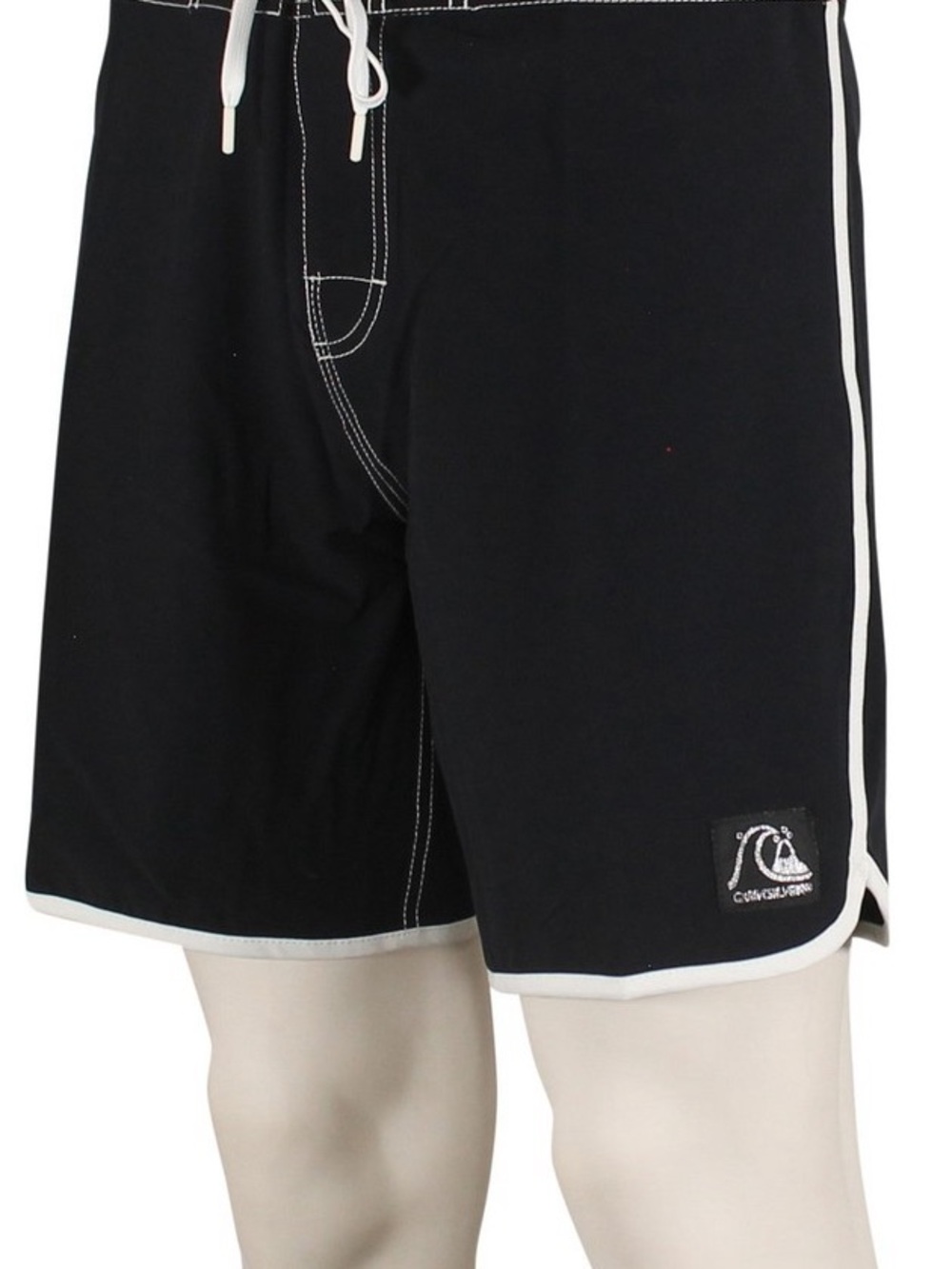Quiksilver Black Men’s Board Shorts with White Trim size 30
